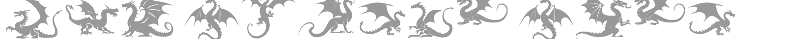 The Dragon Ding ST font preview